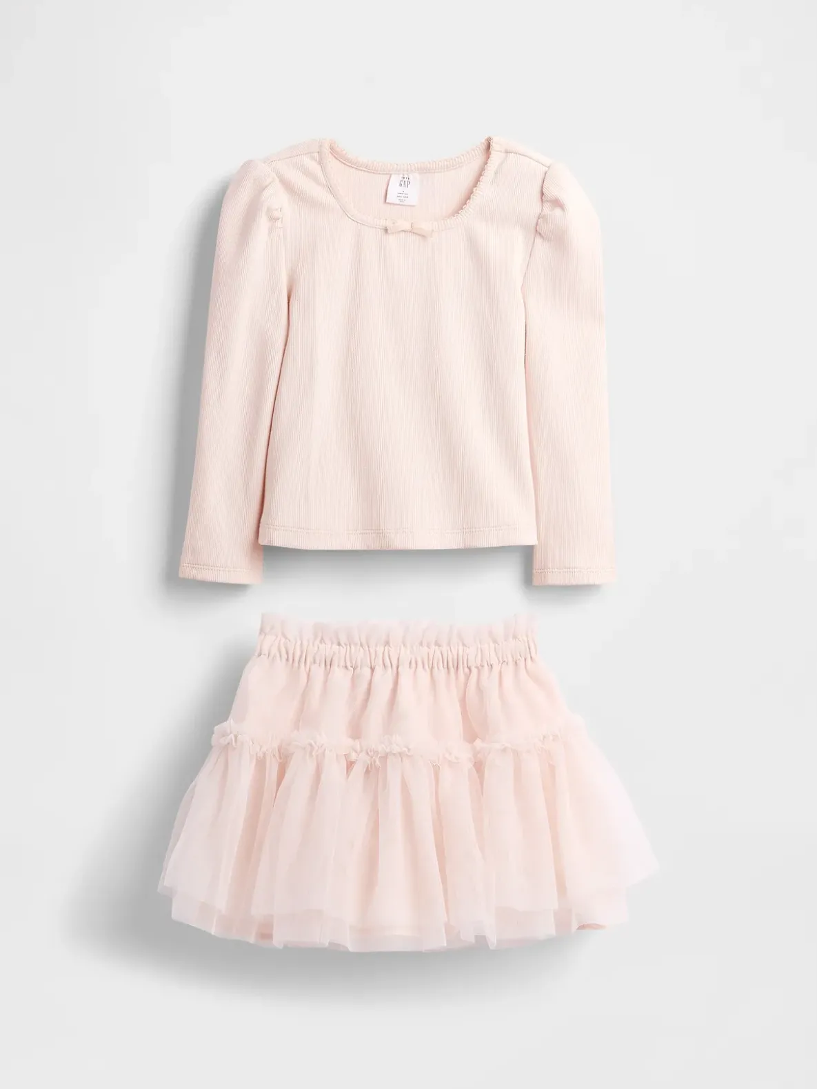Baby & Toddler Rib & Tulle Outfit Set