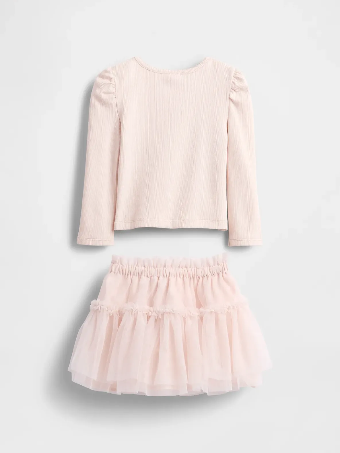 Baby & Toddler Rib & Tulle Outfit Set