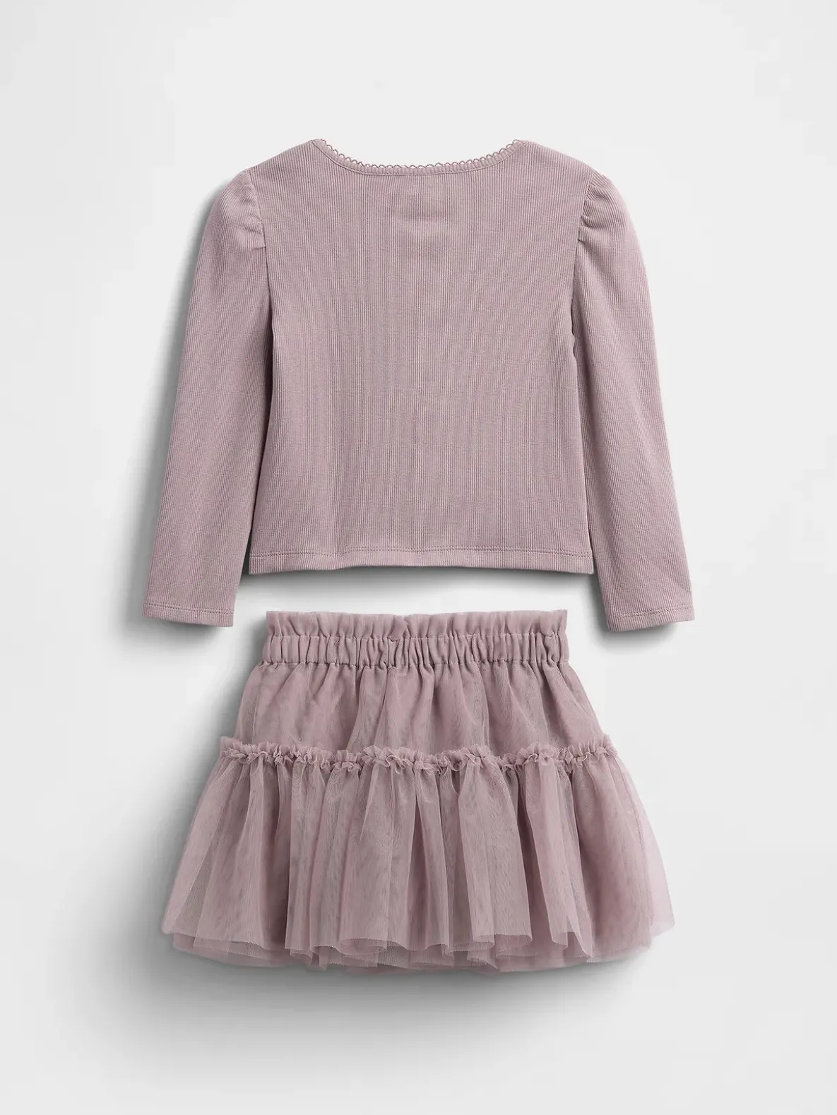 Baby & Toddler Rib & Tulle Outfit Set