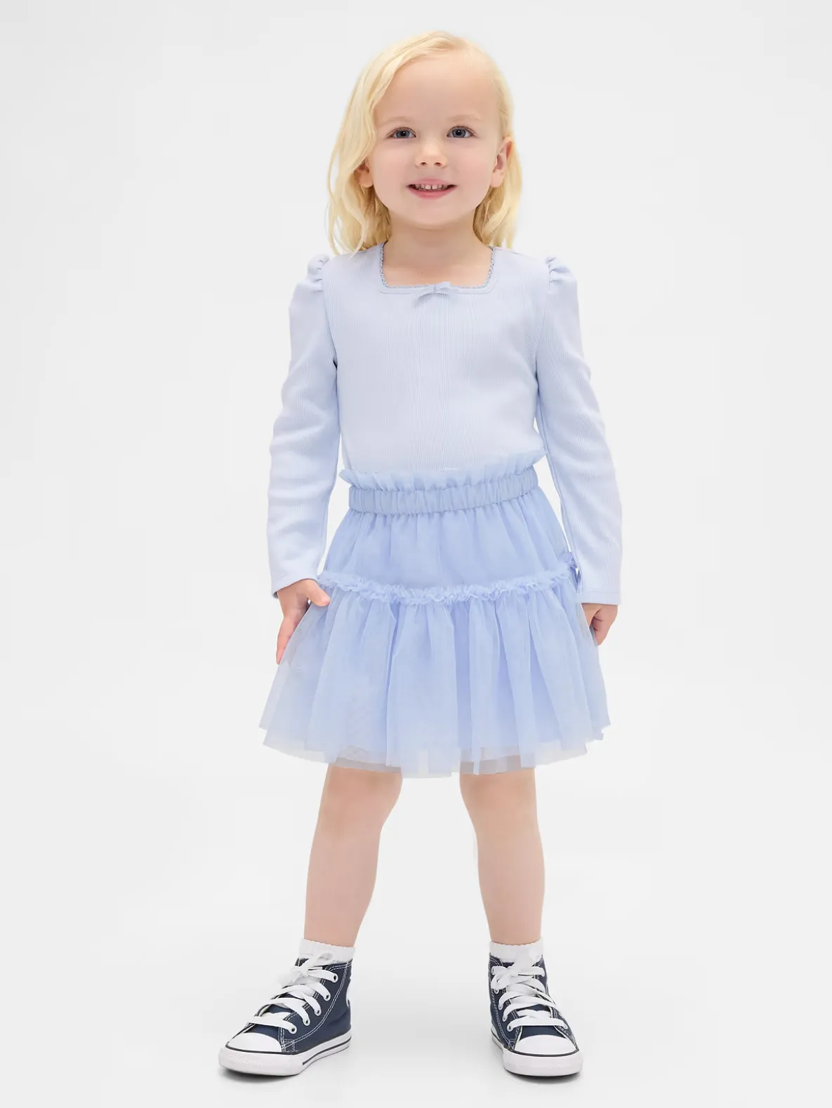 Baby & Toddler Rib & Tulle Outfit Set