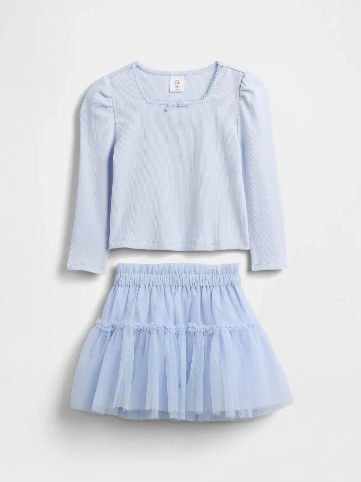 Baby & Toddler Rib & Tulle Outfit Set