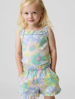 Baby & Toddler Rib Ruffle Apron Tank Top