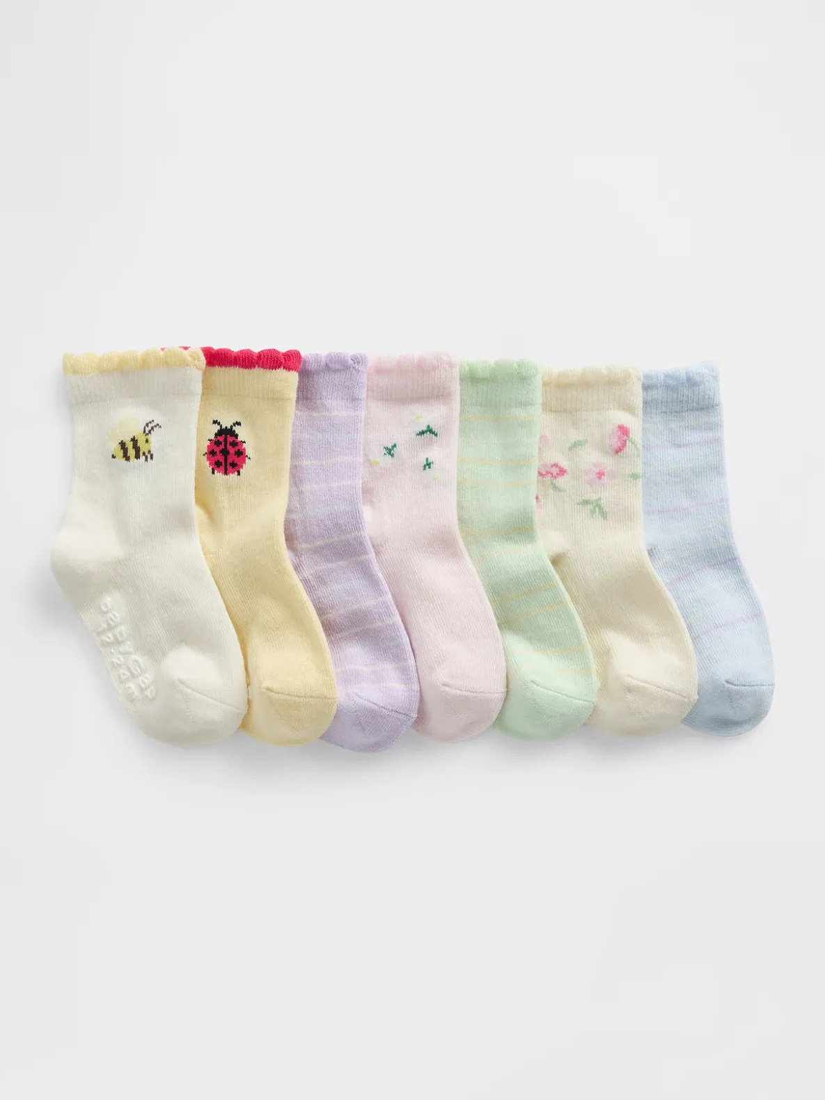Baby & Toddler Ruffle Crew Socks (7-Pack)