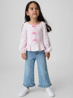 Baby & Toddler Ruffle-Hem Stride Jeans