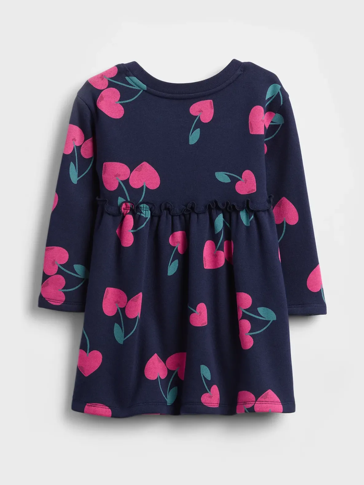 Baby & Toddler Ruffle-Waist Sweatshirt Dress