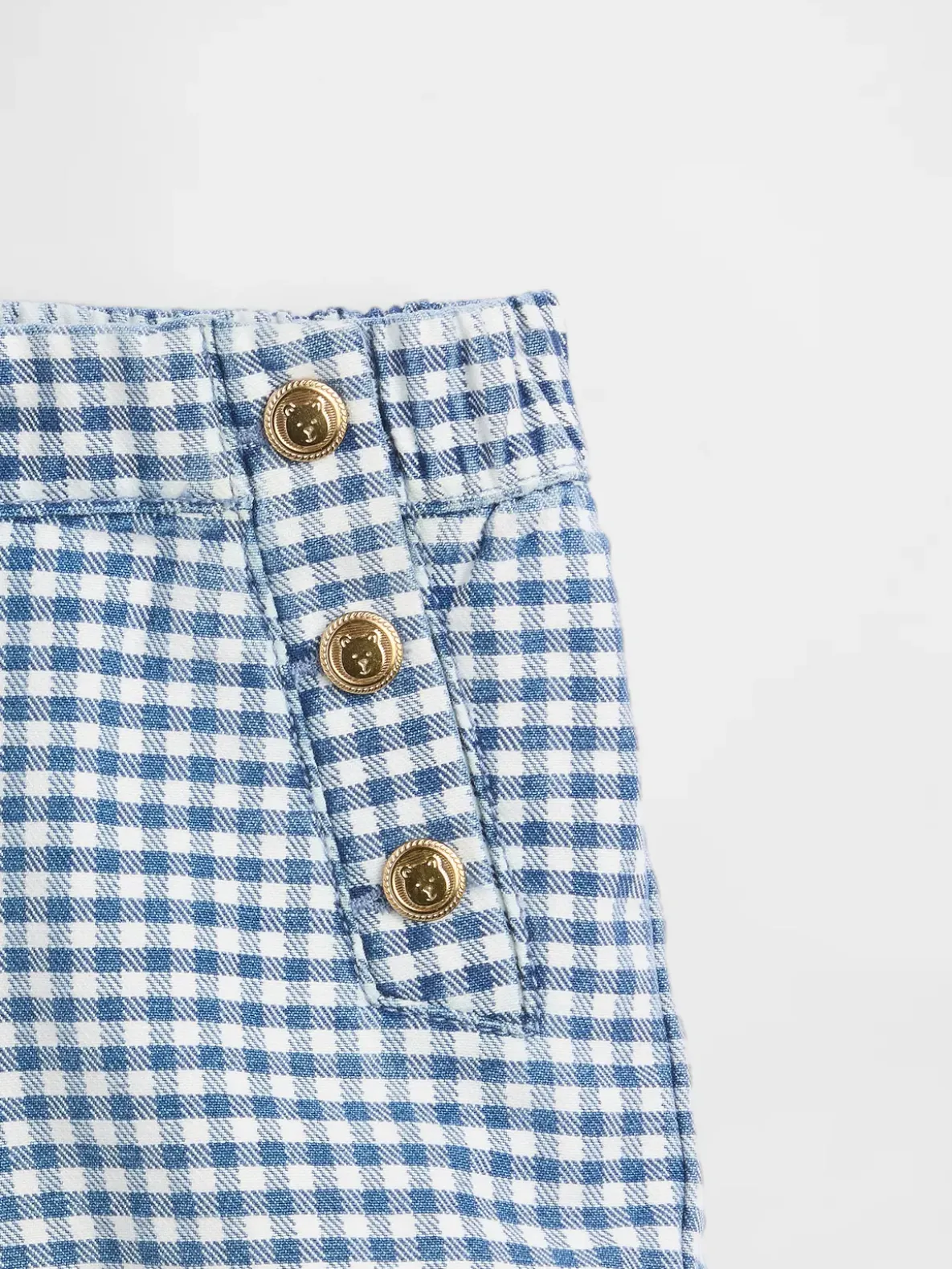 Baby & Toddler Sailor Gingham Denim Pull-On Shorts