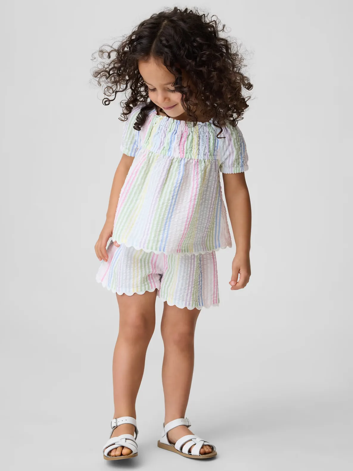 Baby & Toddler Seersucker Stripe Outfit Set