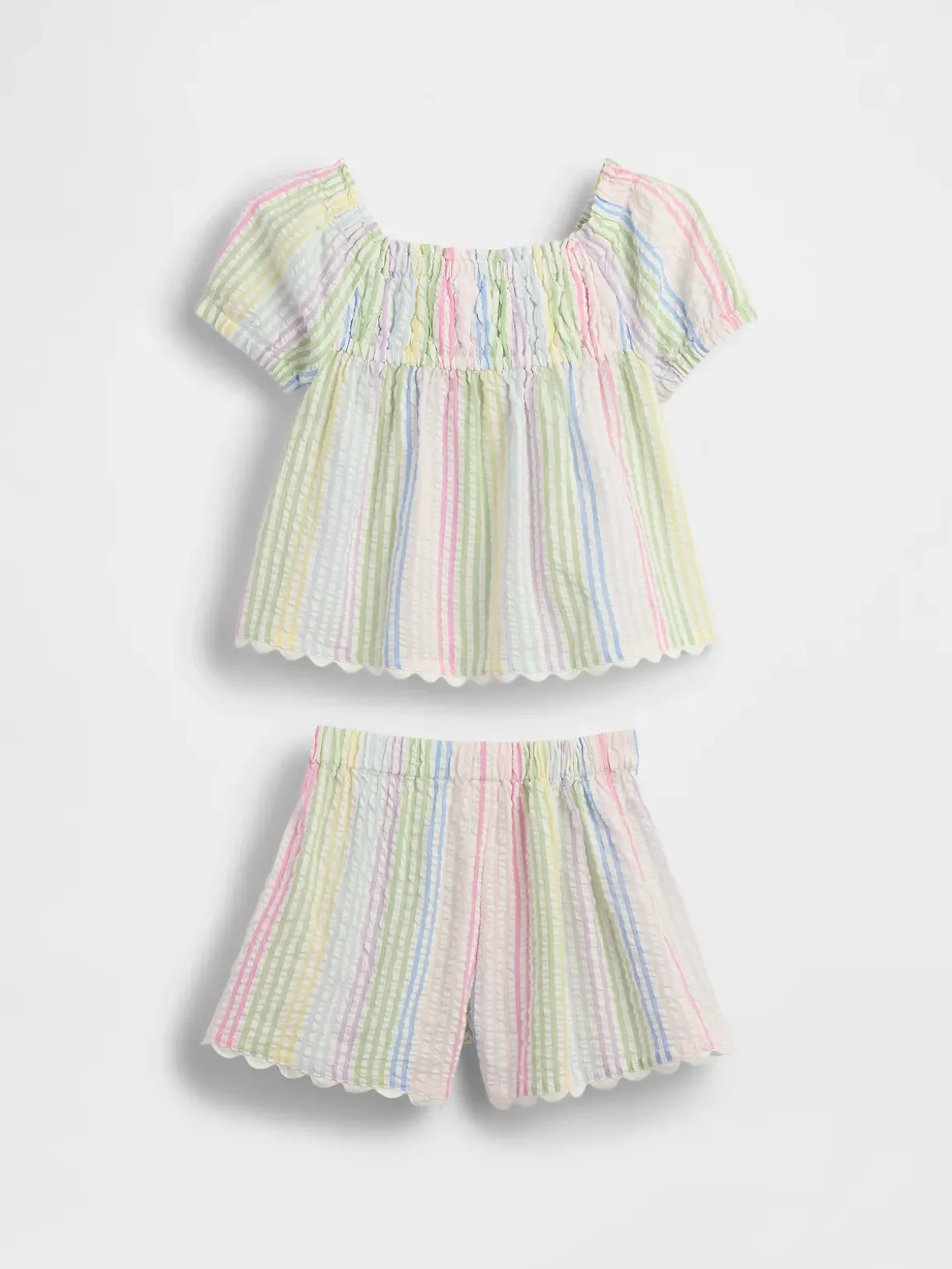 Baby & Toddler Seersucker Stripe Outfit Set