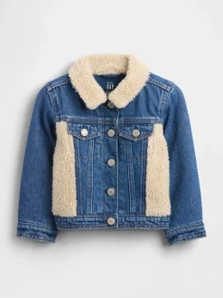Baby & Toddler Sherpa Icon Denim Jacket