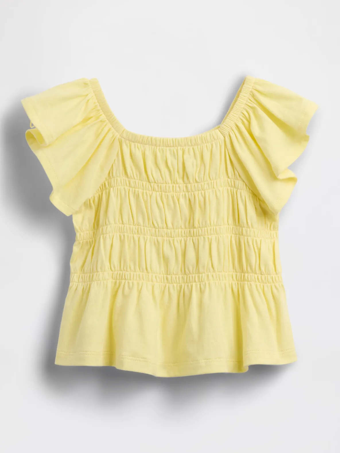Baby & Toddler Smocked Flutter-Sleeve Top