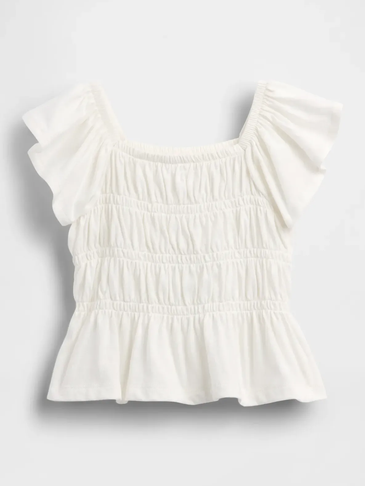 Baby & Toddler Smocked Flutter-Sleeve Top