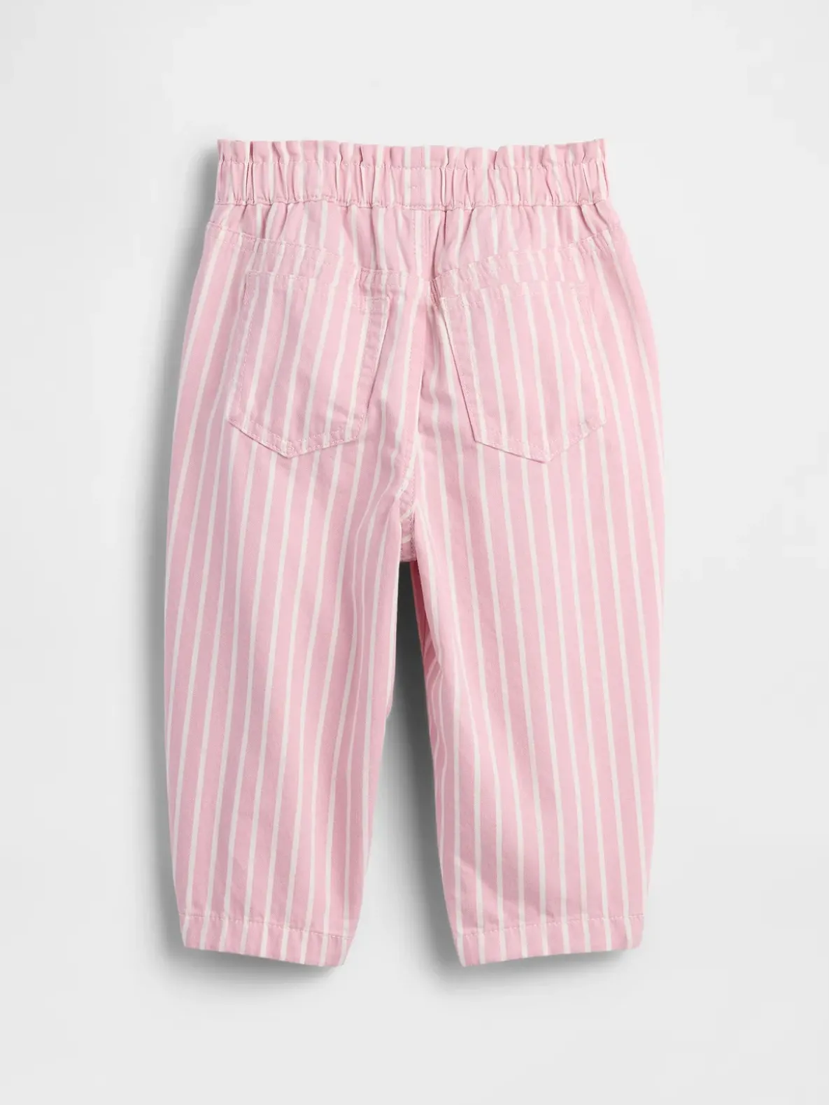 Baby & Toddler Stripe Pull-On Barrel Jeans
