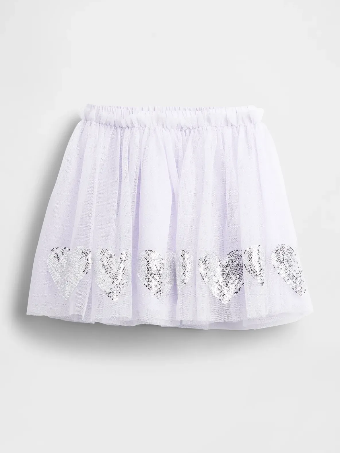 Baby & Toddler Tulle & Sequin Heart Skirt