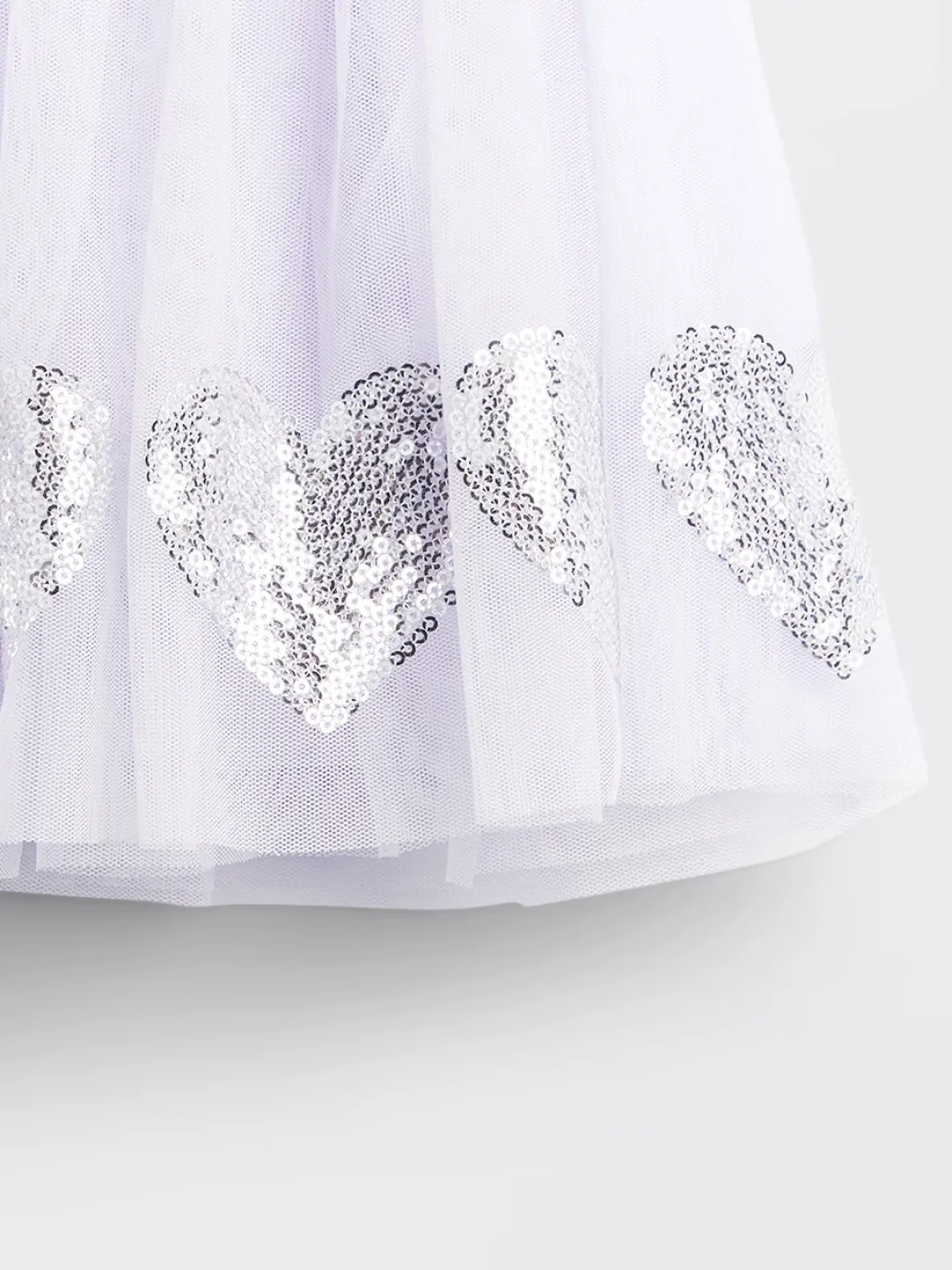 Baby & Toddler Tulle & Sequin Heart Skirt