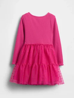 Baby & Toddler Tulle Mixed Media Dress