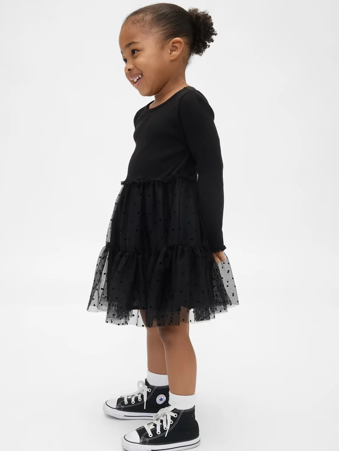 Baby & Toddler Tulle Mixed Media Dress
