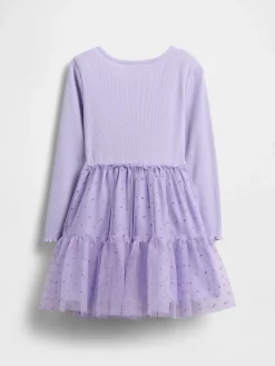 Baby & Toddler Tulle Mixed Media Dress