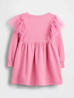 Baby & Toddler Tulle Sweatshirt Dress