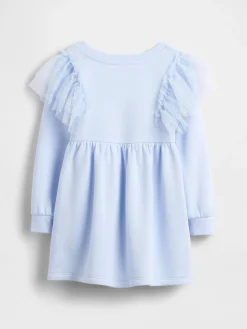 Baby & Toddler Tulle Sweatshirt Dress