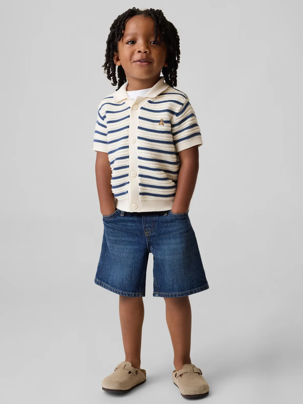 Baby & Toddler UltraSoft Denim Pull-On Baggy Shorts