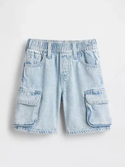 Baby & Toddler UltraSoft Denim Pull-On Cargo Shorts