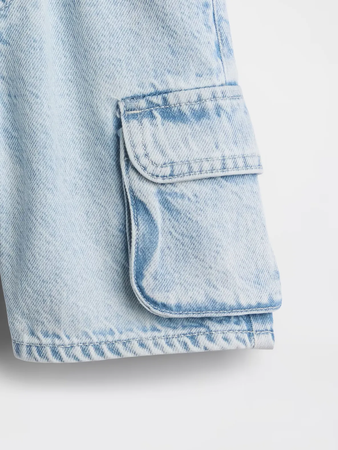 Baby & Toddler UltraSoft Denim Pull-On Cargo Shorts