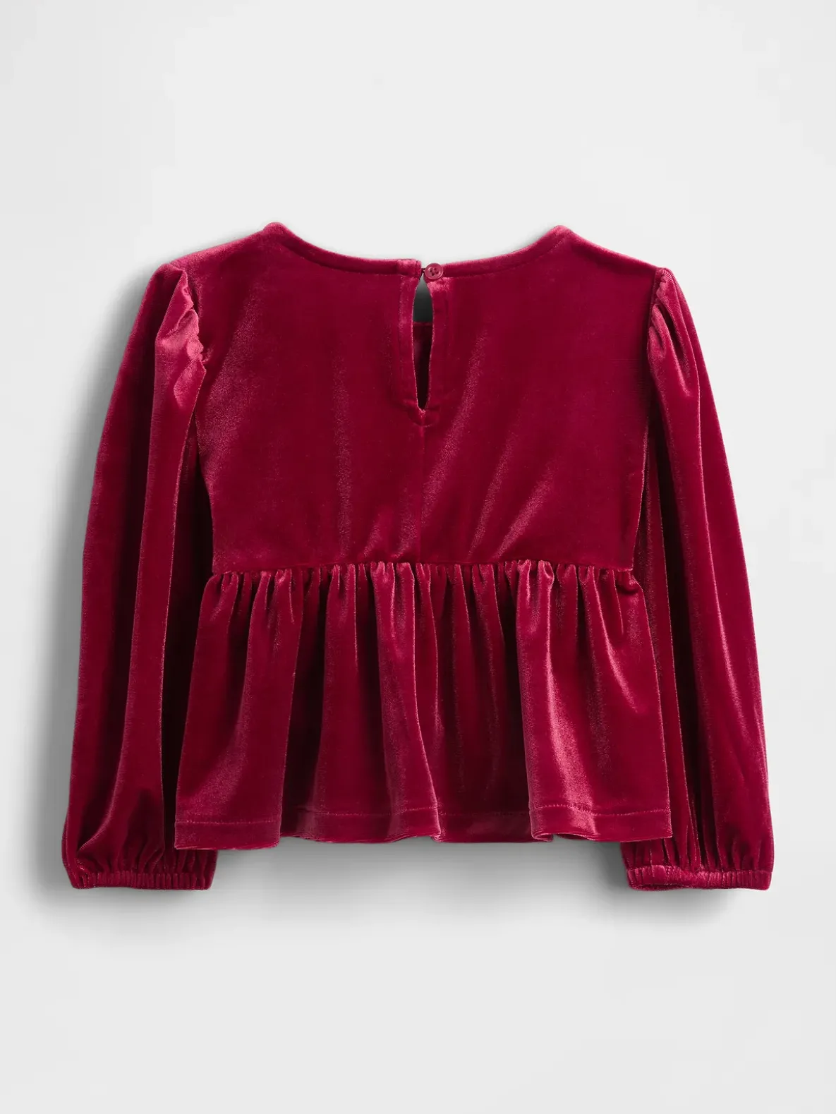 Baby & Toddler Velour Bow Top