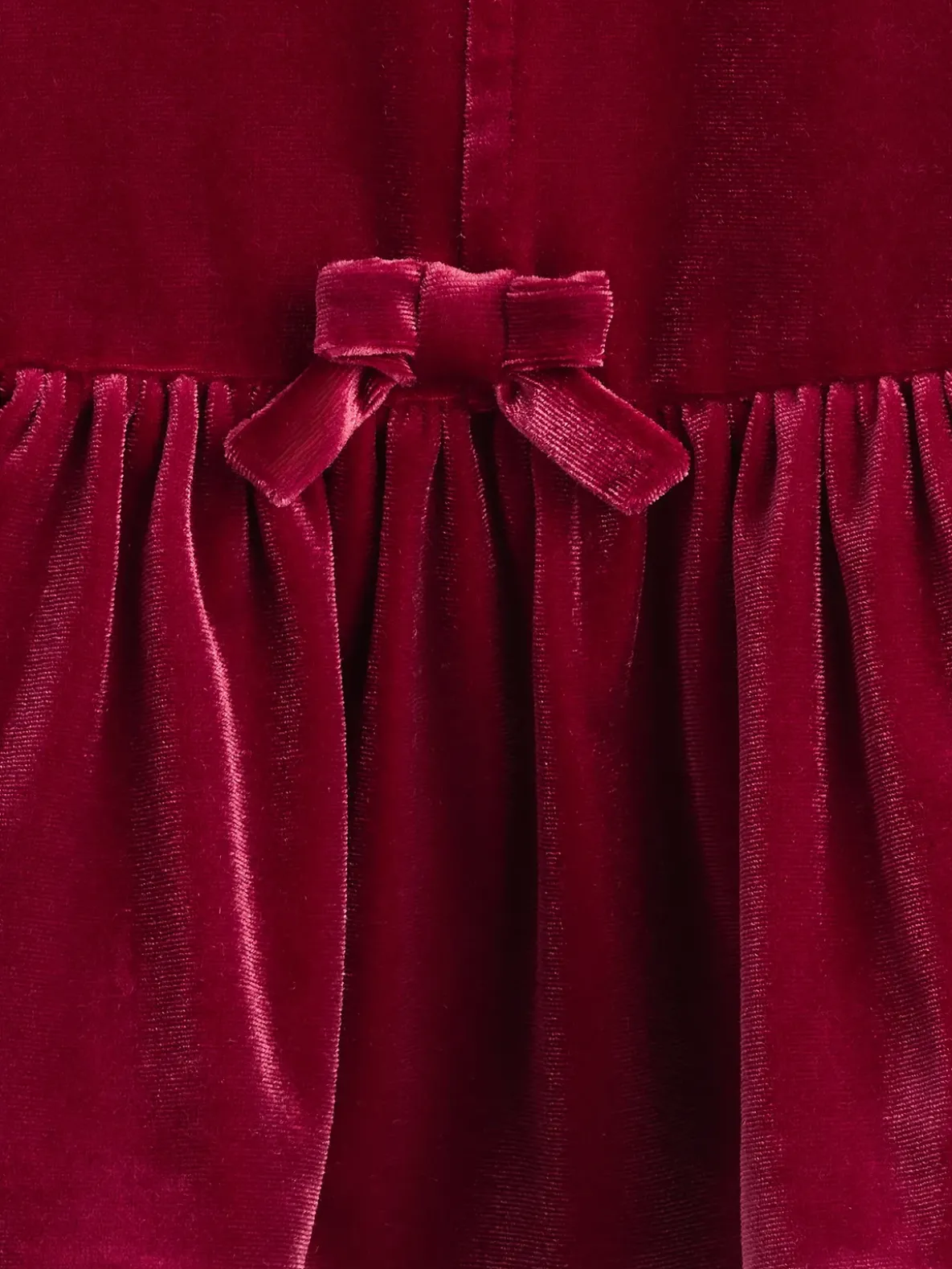 Baby & Toddler Velour Bow Top