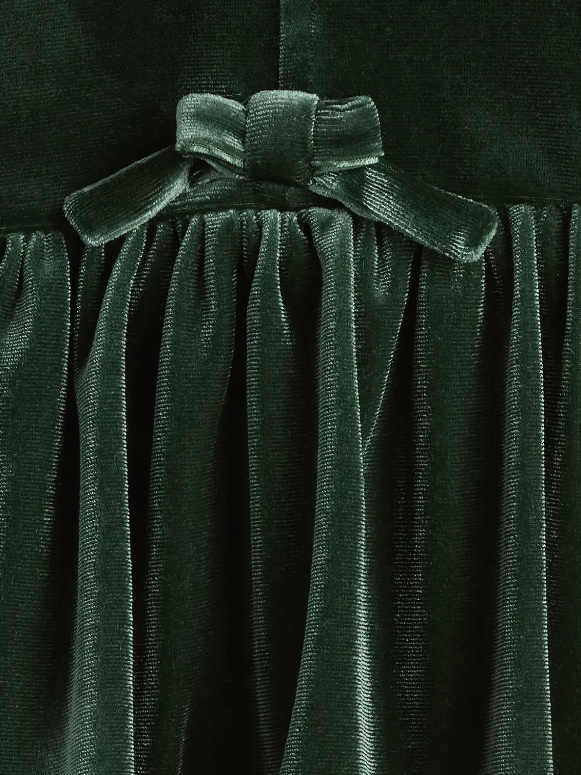Baby & Toddler Velour Bow Top