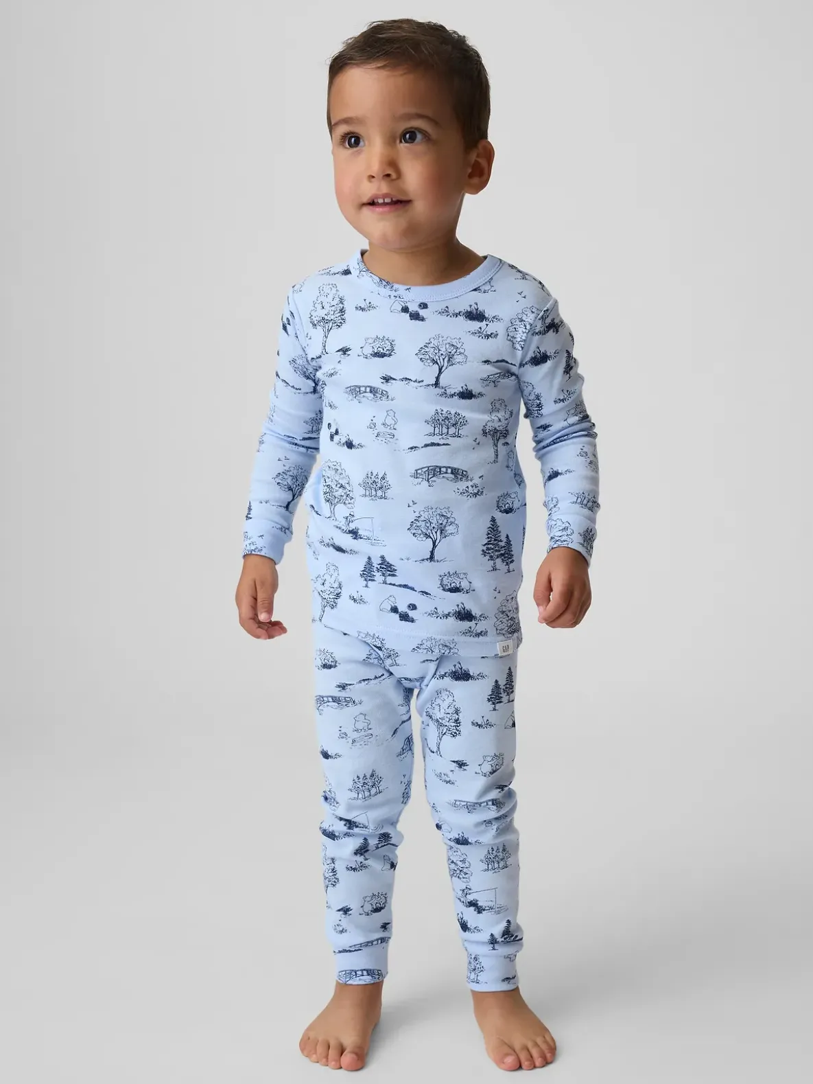 Baby & Toddler Winnie The Pooh Organic Brushed Cotton PJ Set