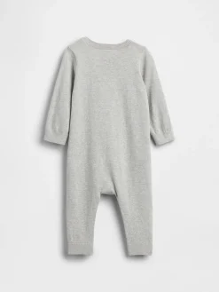 Baby Brannan Bear Heart Sweater One-Piece
