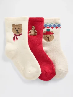 Baby Brannan Bear Socks (3-Pack)