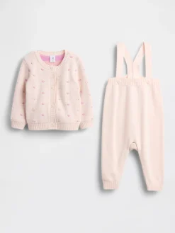 Baby Cardigan Sweater Outfit Set