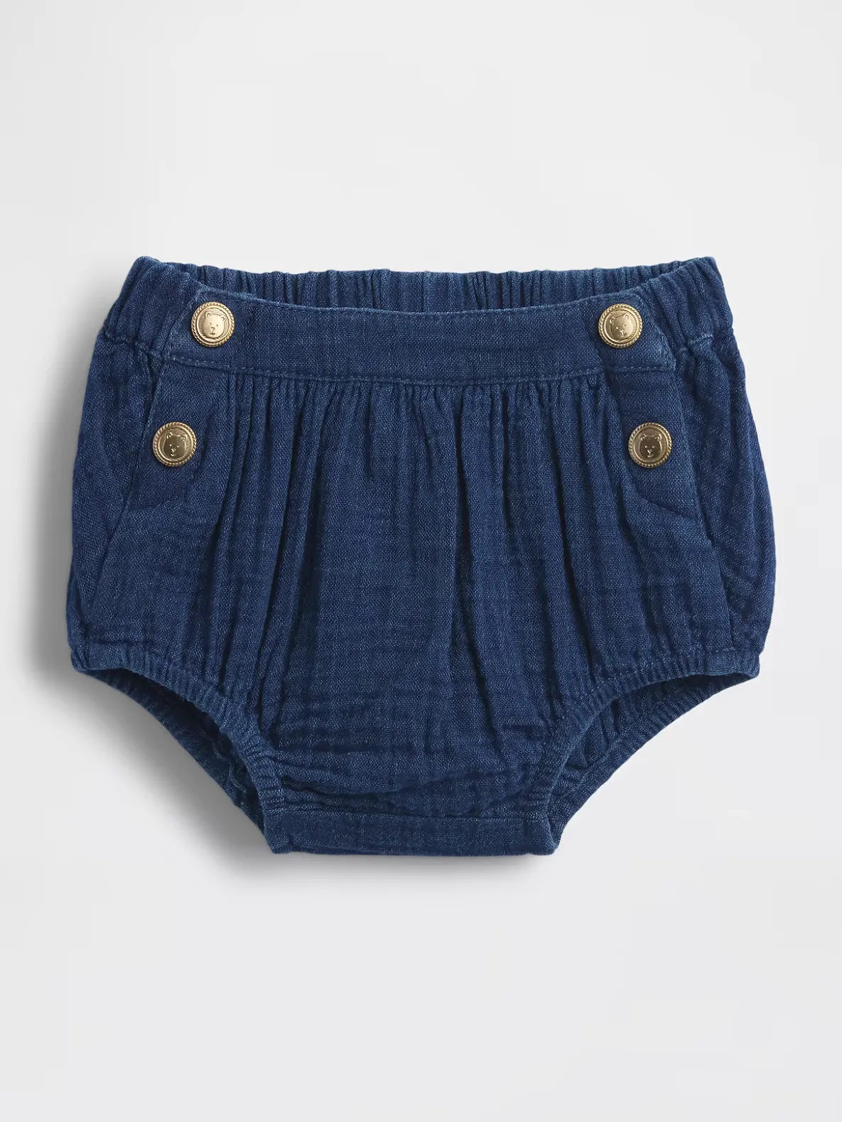 Baby Cotton Gauze Denim Sailor Bloomers