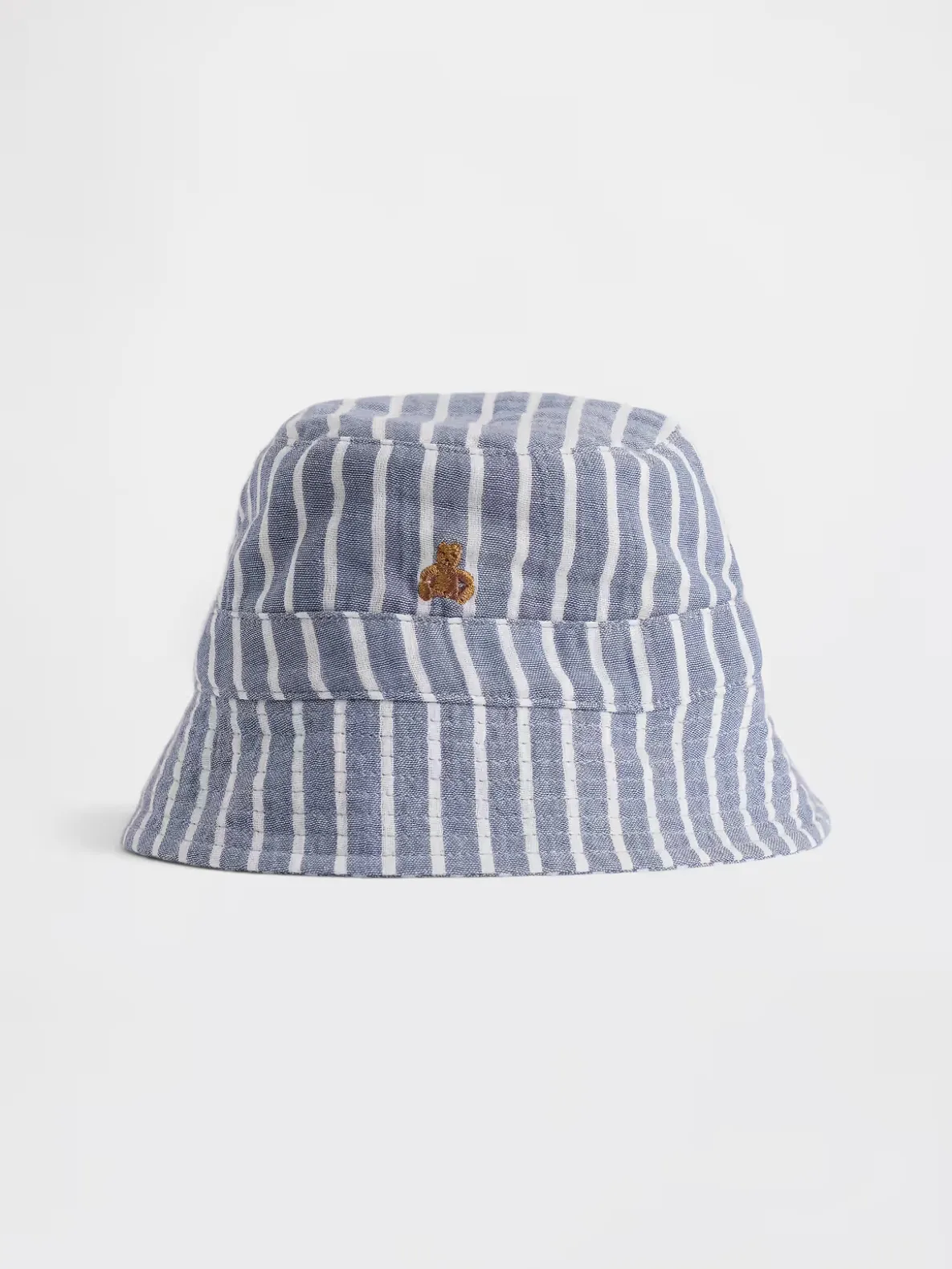 Baby Cotton Gauze Stripe Bucket Hat