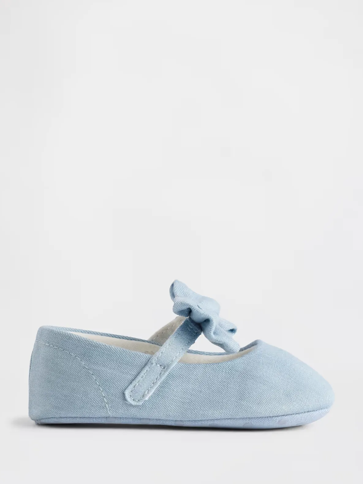 Baby Denim Bow Mary Jane Shoes