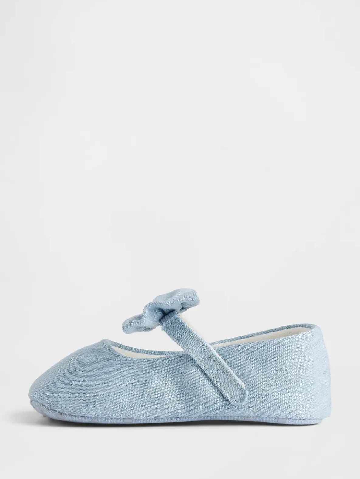 Baby Denim Bow Mary Jane Shoes