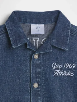 Baby Denim Gap Logo Shorty One-Piece