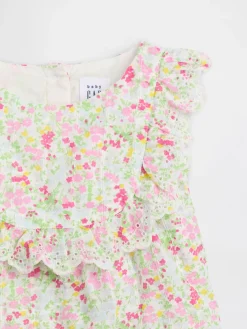 Baby Eyelet Ruffle Outfit Set
