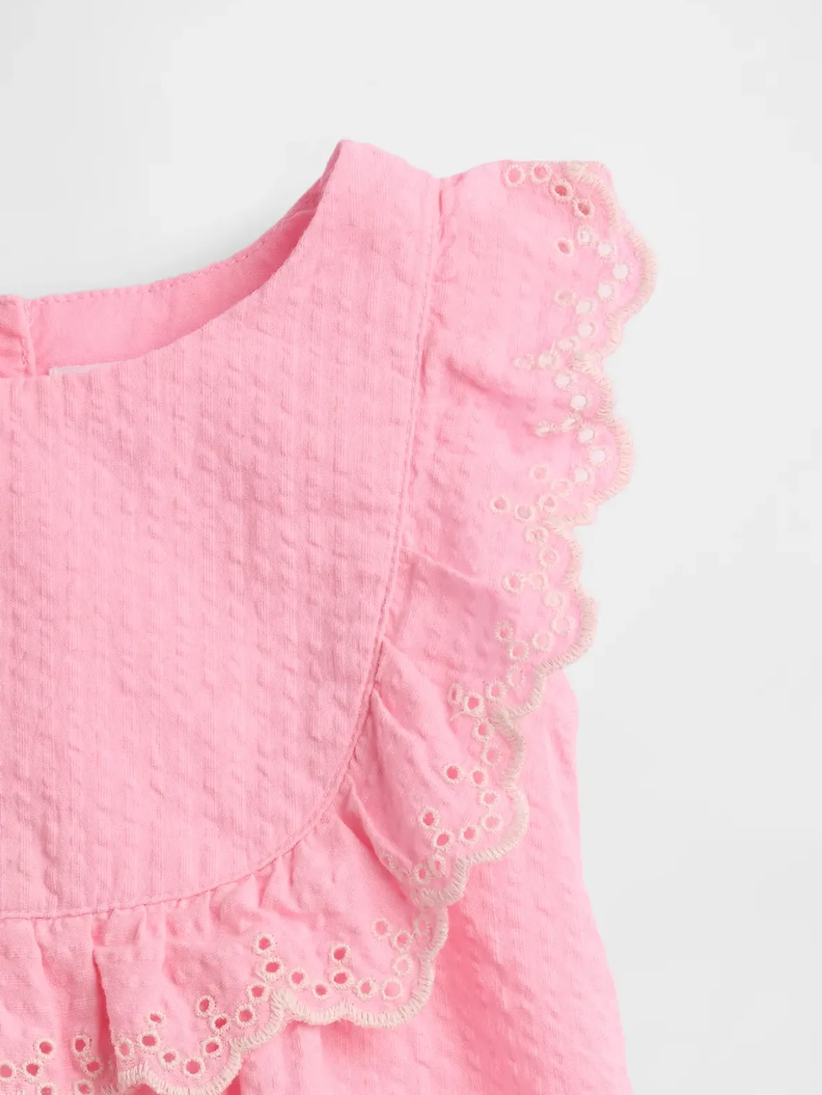 Baby Eyelet Ruffle Outfit Set