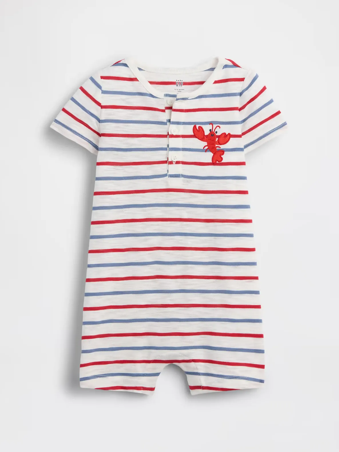 Baby First Favorites Henley Shorty One-Piece
