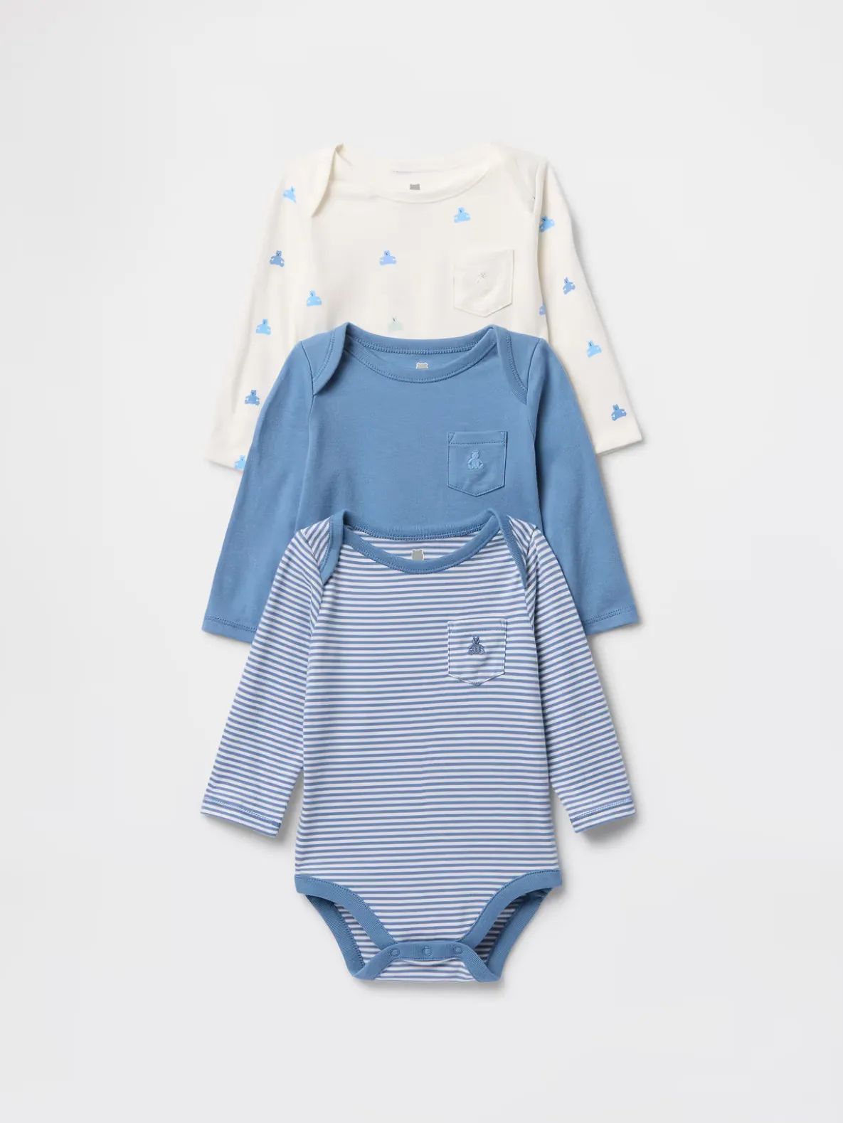 Baby First Favorites Organic Cotton Bodysuit (3-Pack)