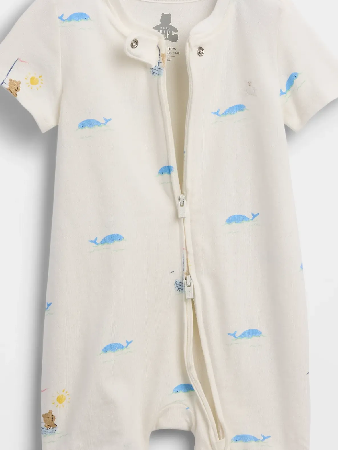 Baby First Favorites Organic Cotton Shorty One-Piece