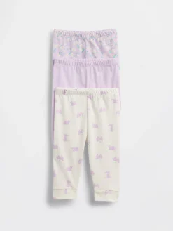 Baby First Favorites Organic Cotton Pull-On Pants (3-Pack)