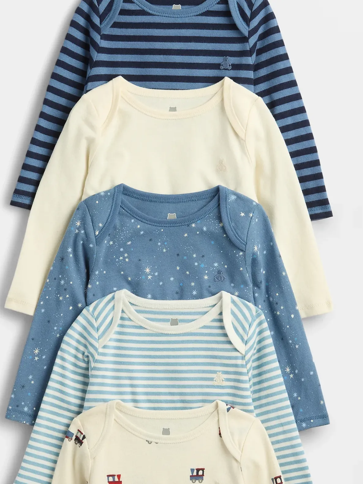 Baby First Favorites Organic Cotton Bodysuit (5-Pack)