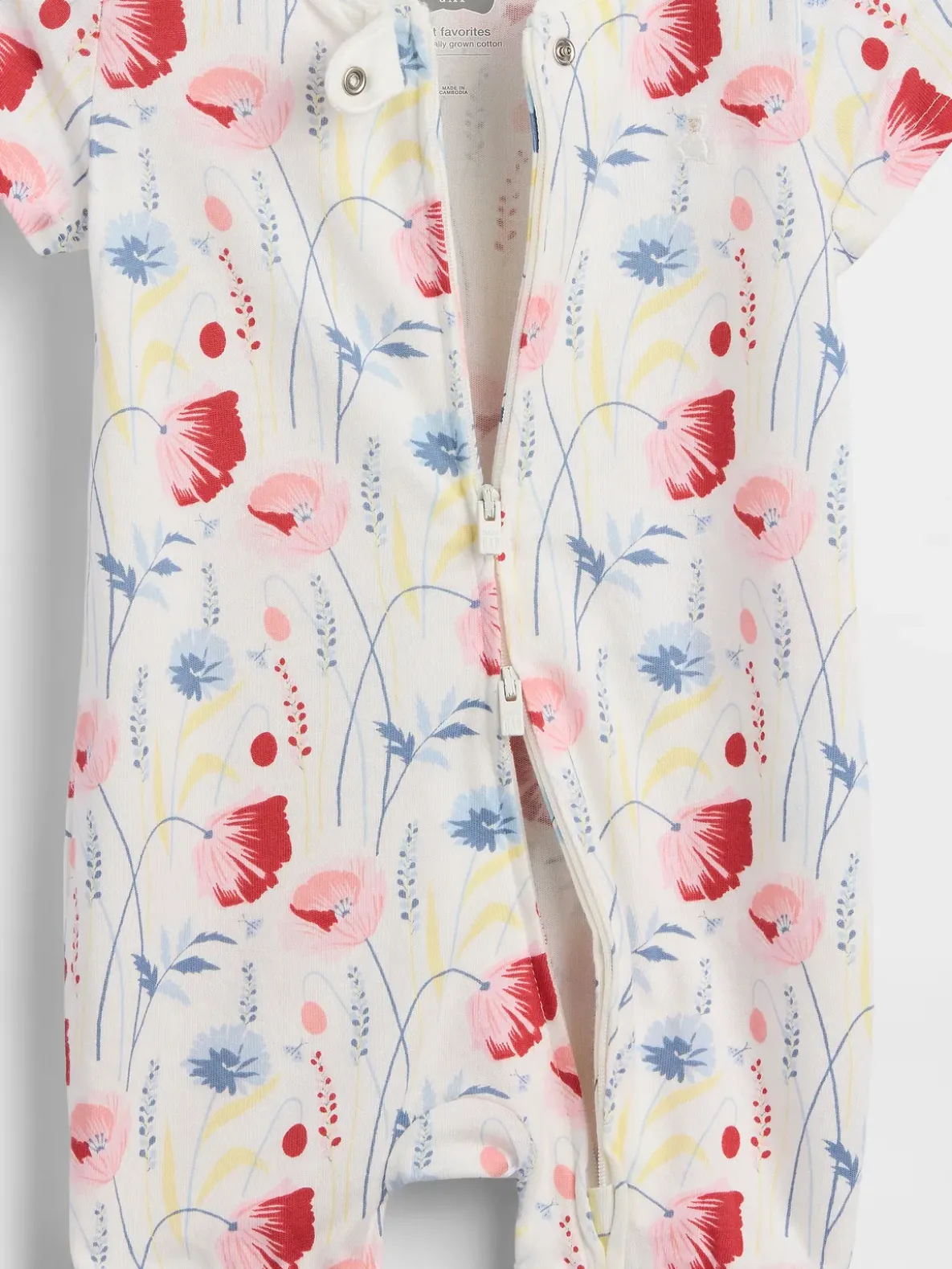 Baby First Favorites Organic Cotton Shorty One-Piece