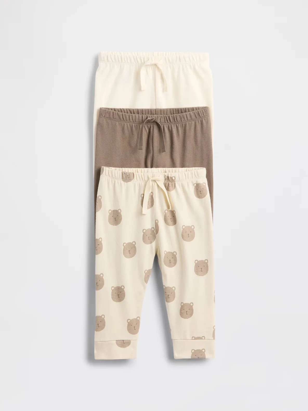 Baby First Favorites Organic Cotton Pull-On Pants (3-Pack)