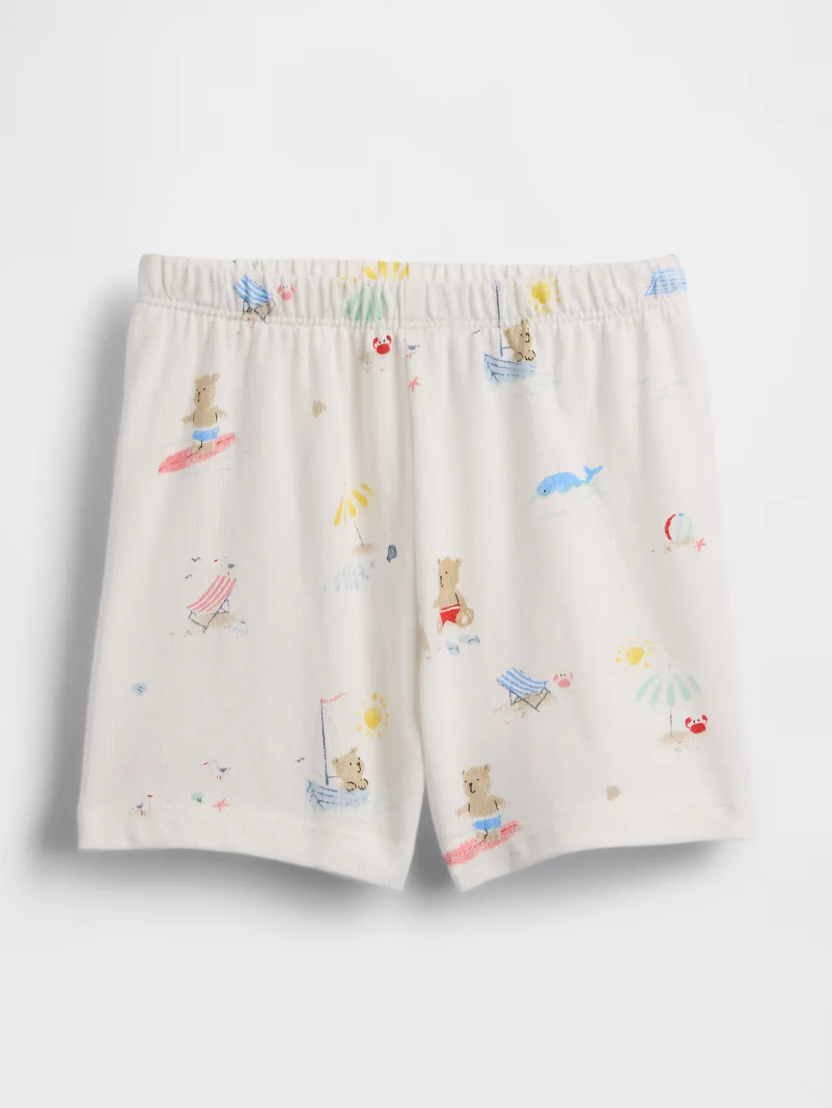 Baby First Favorites Organic Cotton Beach Bear Shorts
