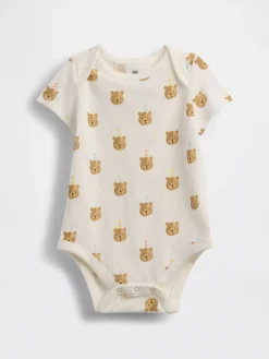 Baby First Favorites Organic Cotton Brannan Bear Bodysuit