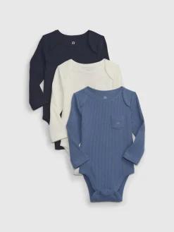 Baby First Favorites TinyRib Bodysuit (3-Pack)